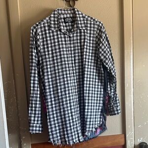 Black and White Plaid shirt